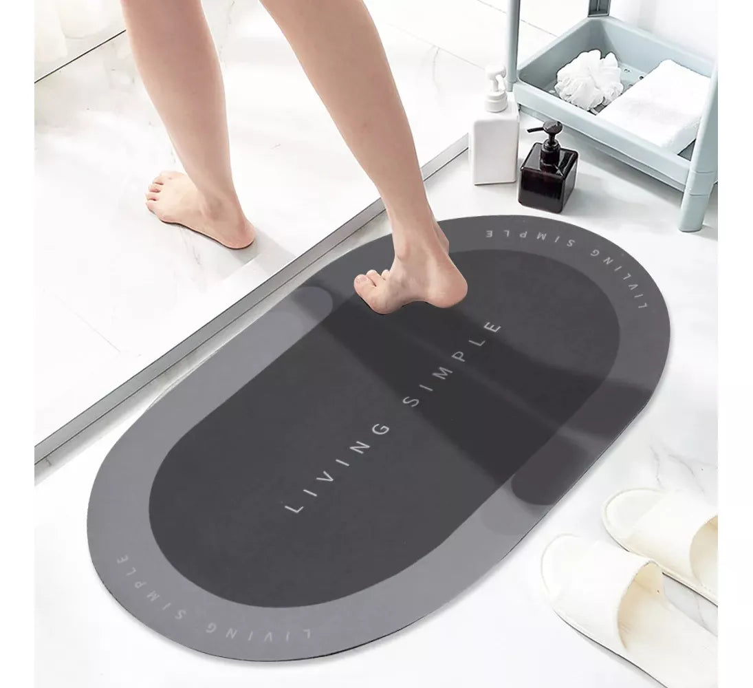 Tapete Alfombra De Baño Antideslizante Ultra Absorbente